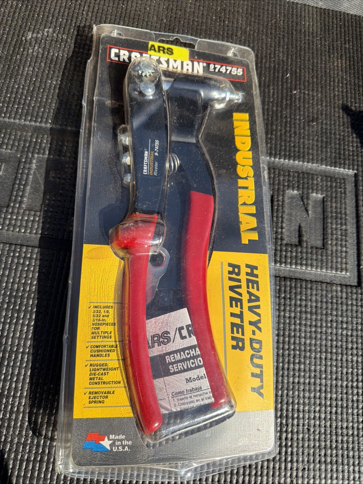 Sears Craftsman Professional USA MADE RIVETER 74755 Professional Heavy Duty
