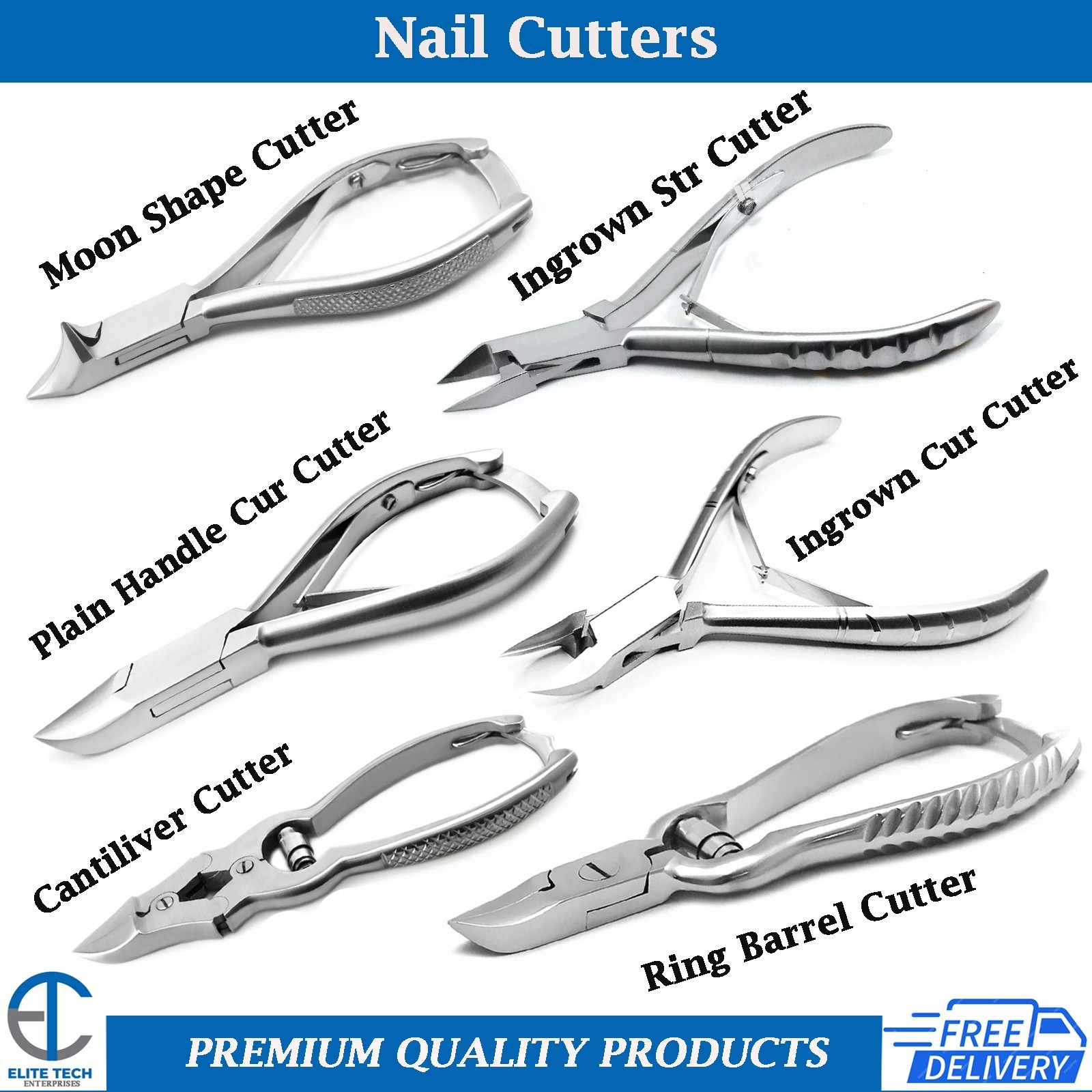 TOE NAIL CLIPPER NIPPERS HEAVY DUTY THICK TOE NAILS CUTTER PODIATRY NEW