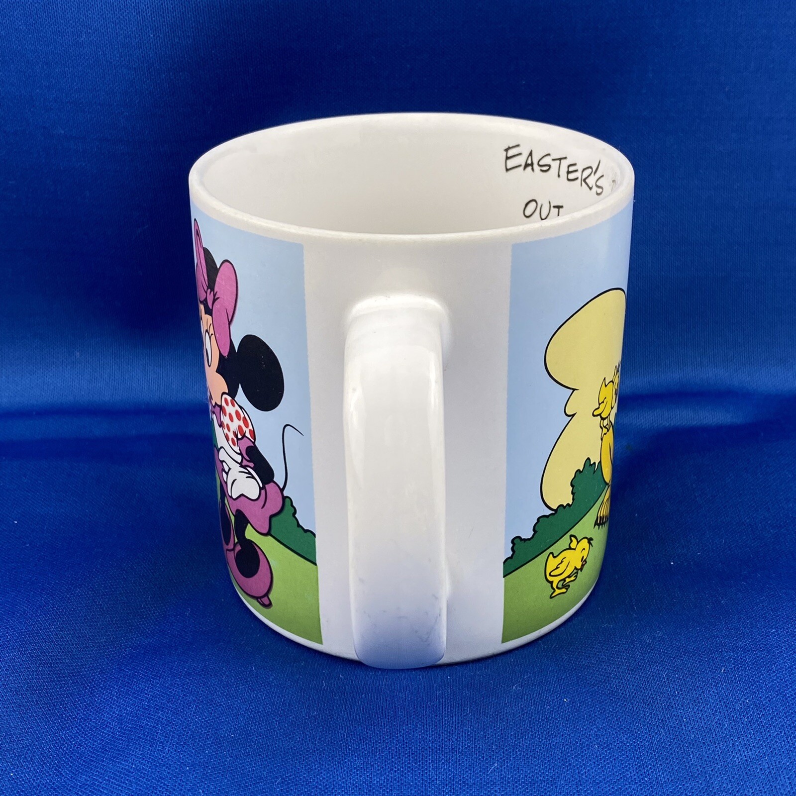 Walt Disney Mugs Mickey Mouse Minnie Mouse Easter mug "Easter's poppin' out"