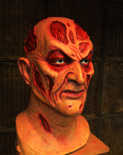 Freddy Krueger Bad Dream Stunt Mask  7