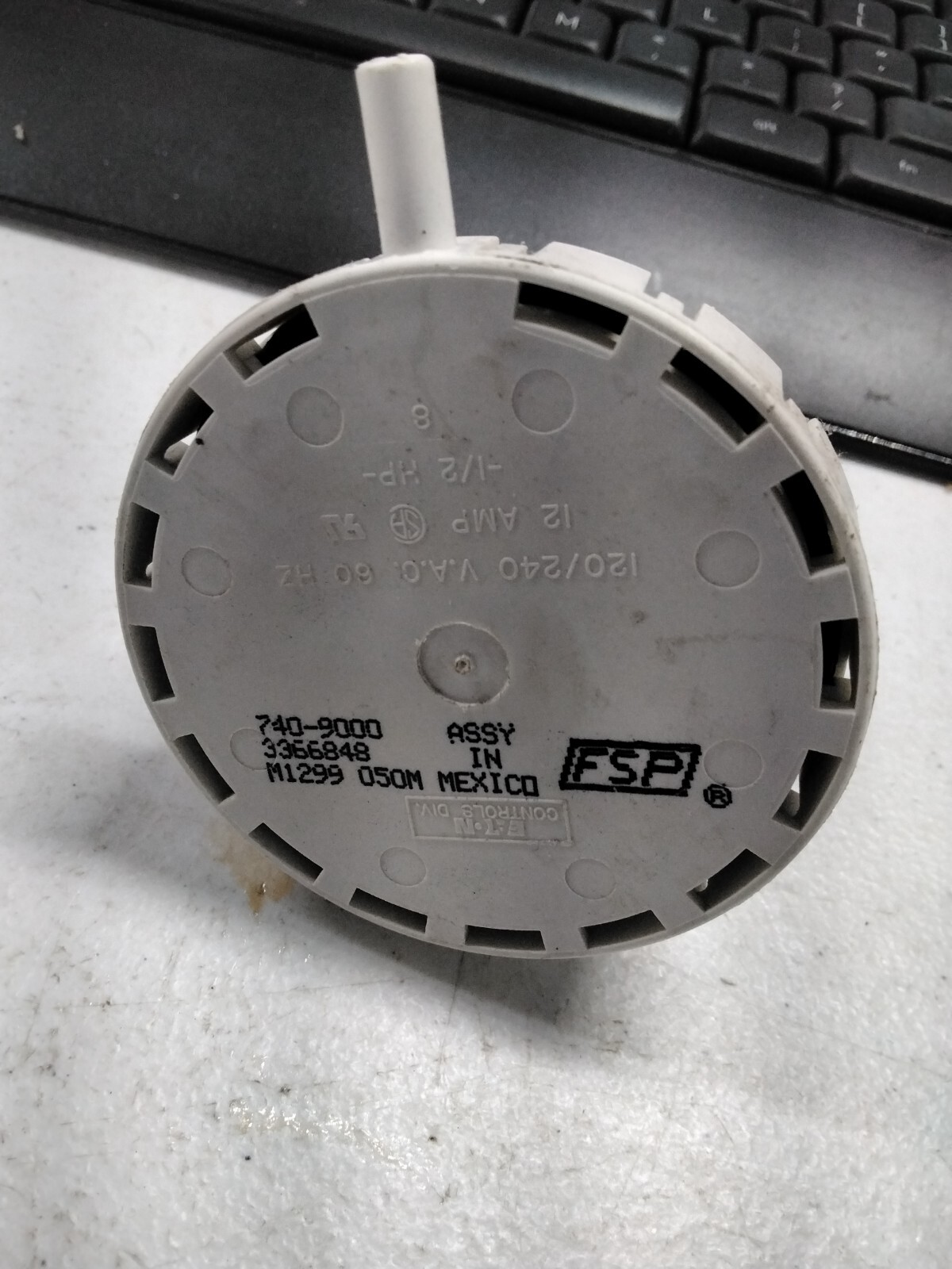 Washer Pressure Switch Part # 3366848