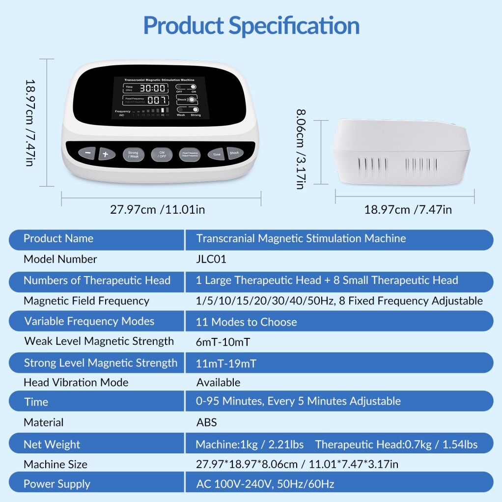 RTMS Transcranial Magnetic Stimulation for Home Medical Use for insomnia stroke