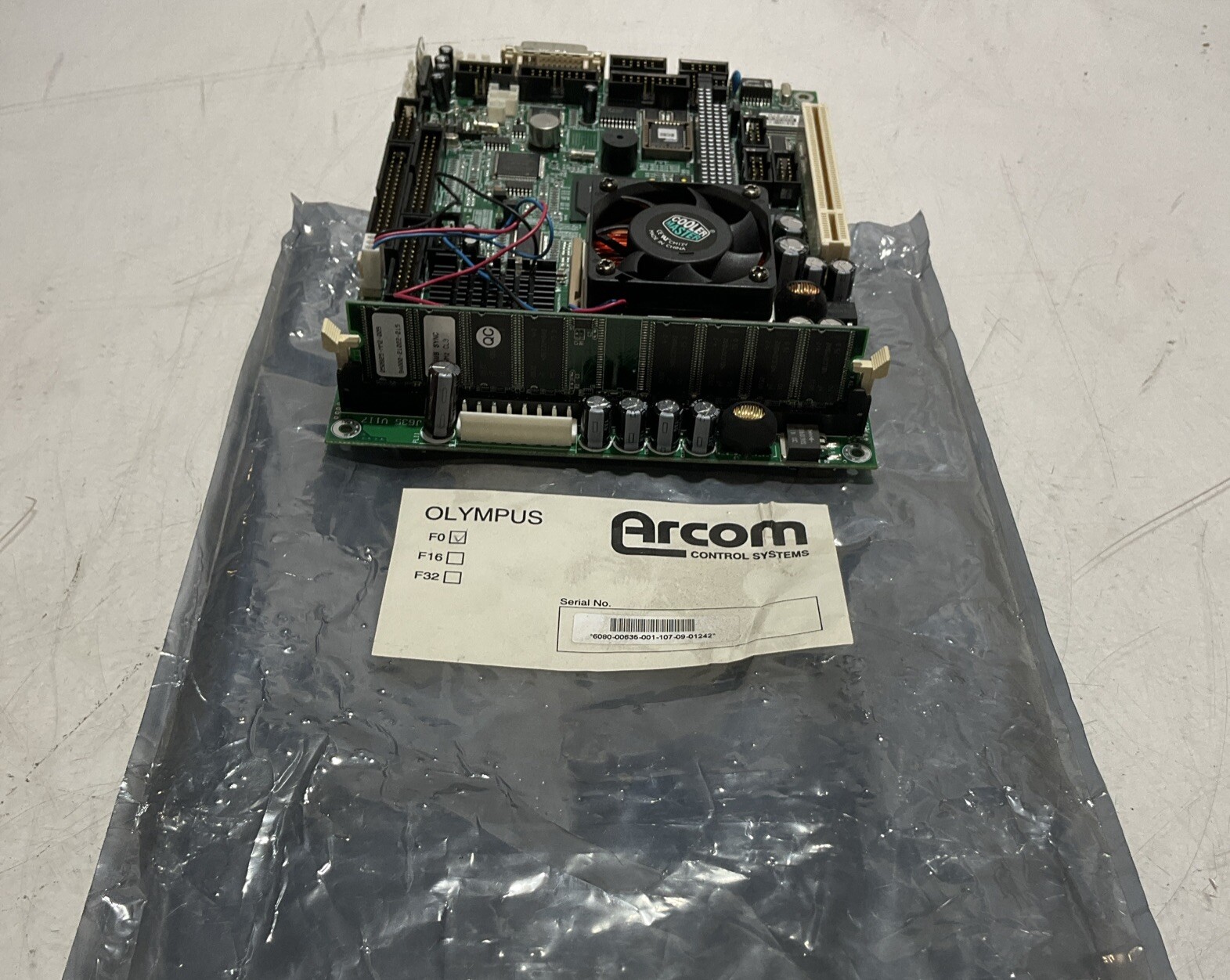 ARCOM OLYMPUS CONTROL SYSTEM M0-F0 6080-00635-001-107-09- PROCESSOR BOARD U3S