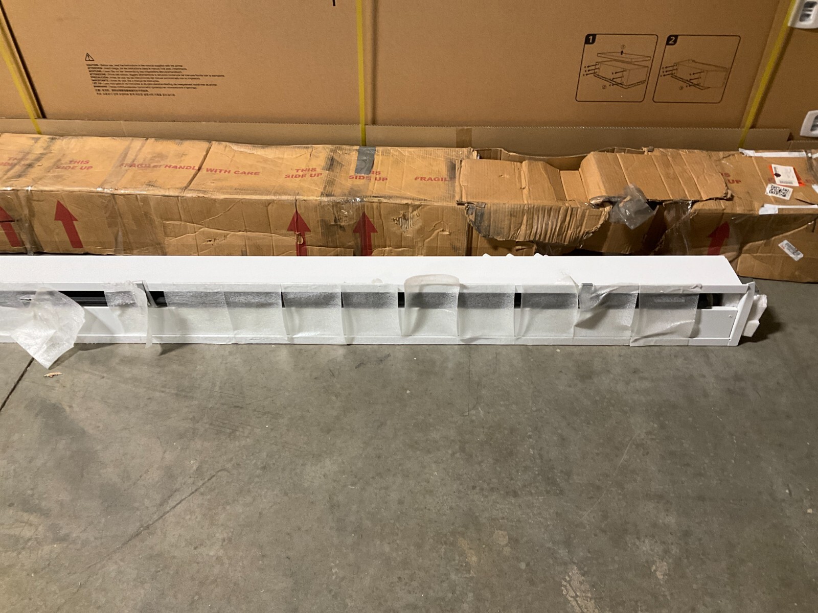 Da-Lite Electrol Projector Screen 123" 20848LS ✅❤️️✅❤️️ Open Box! Read!