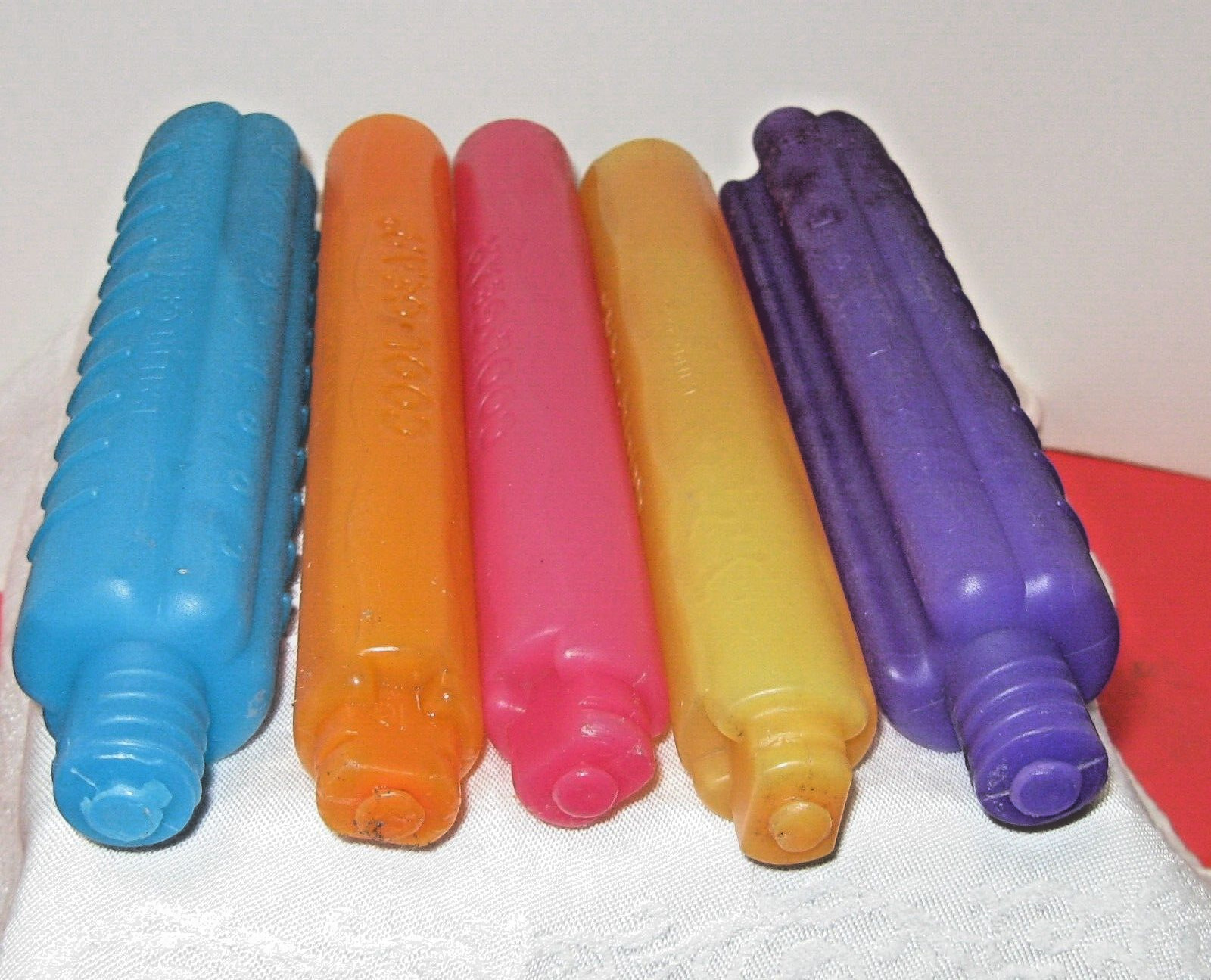 5 Reusable Ice Cube Sticks Freezable Water Bottle Cooling Rods
