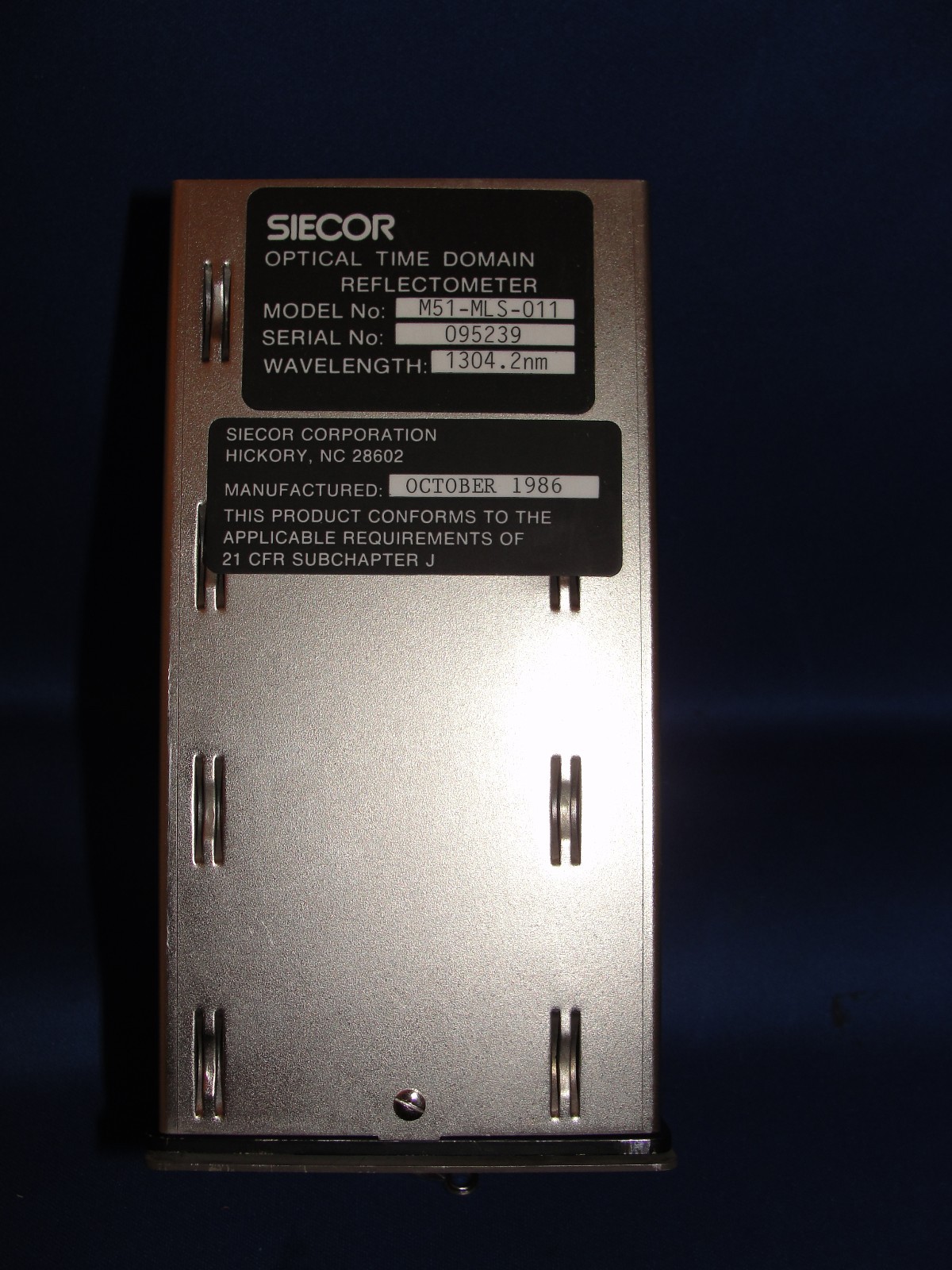 SIECOR Optical Time Domain Reflectometer Module L3021 M/N: M51-MLS-011