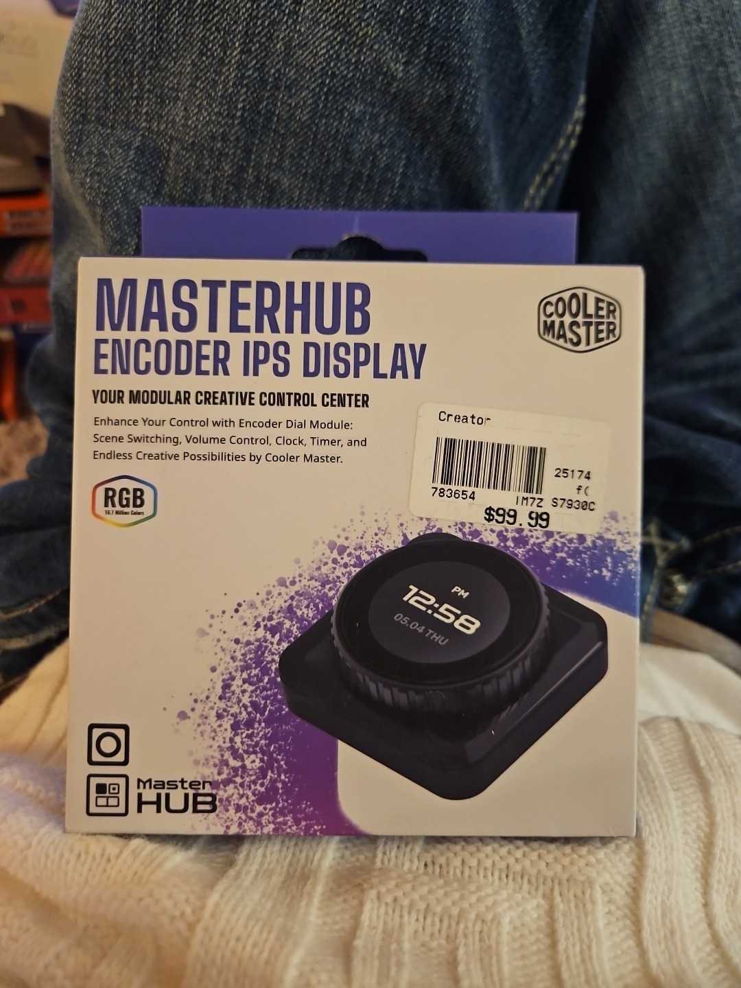 MasterHUB Encoder Dial with IPS Display: Freeform 2.0 Modular Platform - Scen...