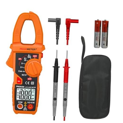 Digital Clamp Meter Auto-Ranging Multimeter Amp Voltage Tester Measure AC