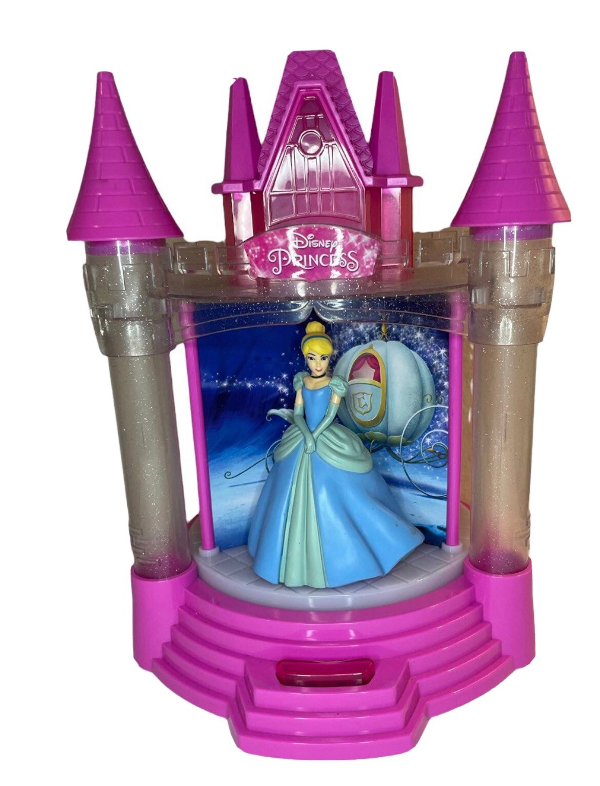 Disney Princess Light & Sound Musical Carousel Palace. Belle, Cinderella, Ariel.