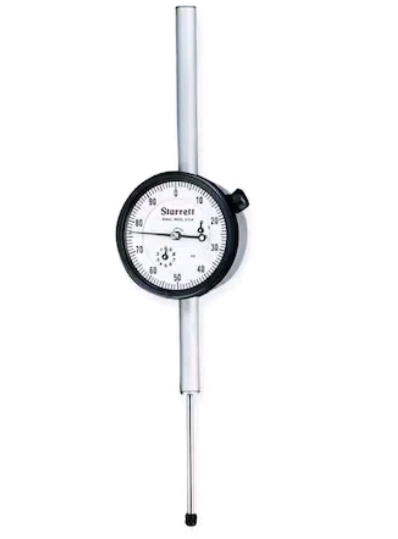 Starrett 25-4041J Dial Indicator, 0 To 4 In, 0-100