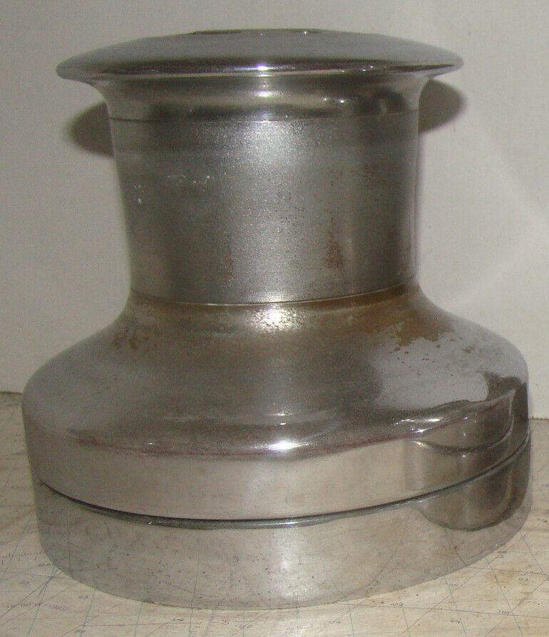 Barlow 24 Chromed Bronze 2 Speed Winch -Cleaned & Serviced