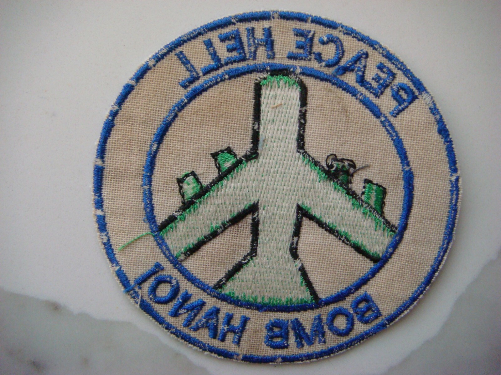 USAF BOMBING MISSION PEACE HELL, VIETNAM WAR PATCH