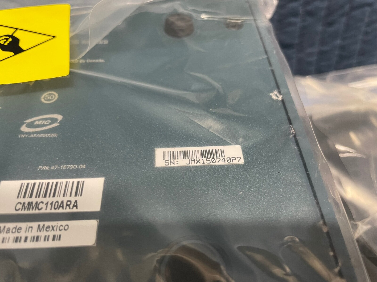 Cisco ASA 5505 V09 Fast Ethernet Firewall Security Appliance Open Box