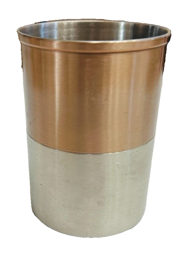 Paradigm Empire Stainless Steel Two-Tone Bathroom Tumbler - Copper / Silver