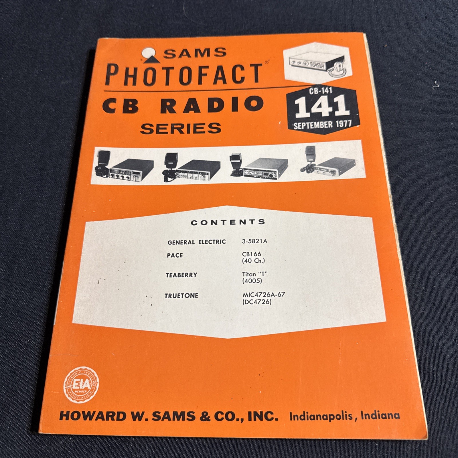 SAMS Photofact CB Radio Series Manual CB 141 September 1977