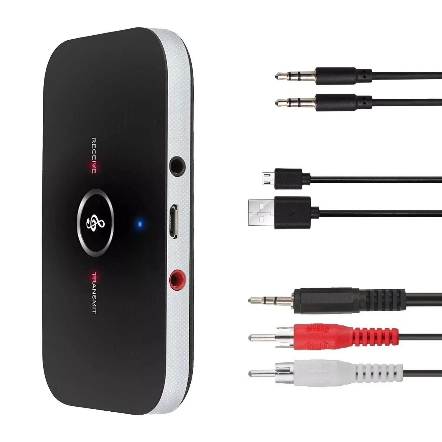 Bluetooth Transmitter & Receiver Wireless Adapter for Home Stereos/Speake
