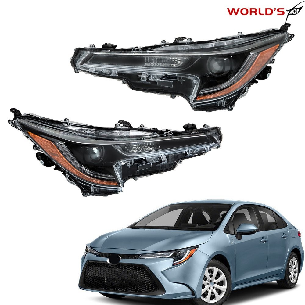 For Toyota Corolla L LE 2020 2021 LED Projector Headlights Assembly Left+Right