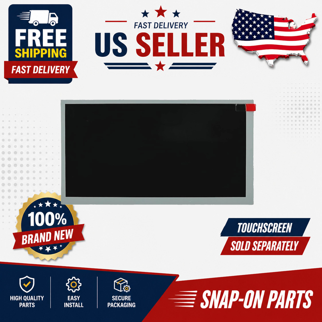 EEMS341 LCD Panel Replacement for MODIS Edge Snap-On Display Screen No Digitizer