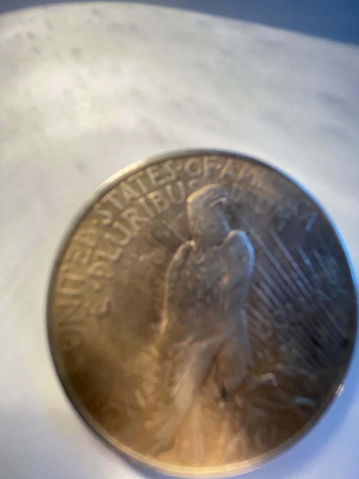 rare 1922 peace dollar with IN GOD WE TRVST