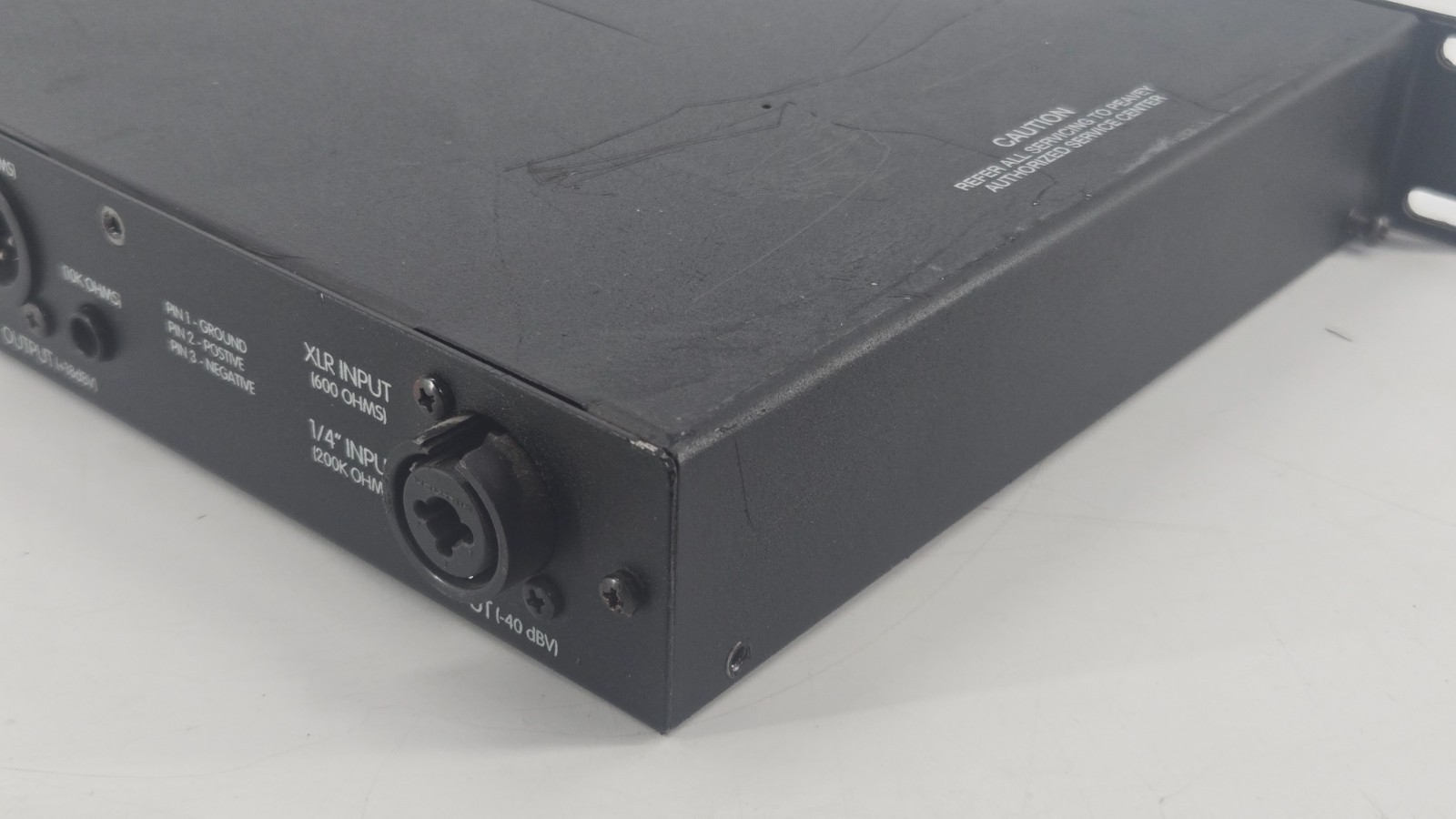 Peavey TMP-1 Class A Tube MIC PREAMP System... Missing Plastic Nob.
