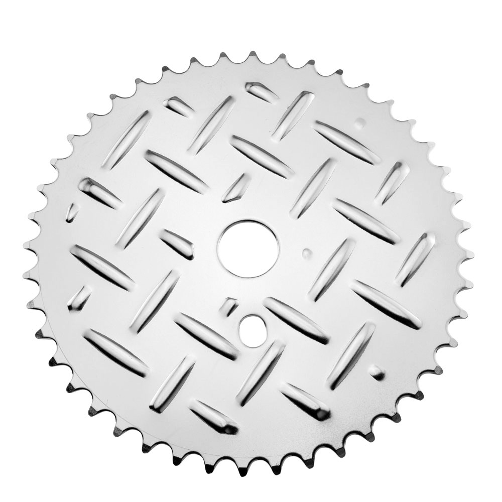 PRO+ 44 TEETH STEEL CHAINRING CW375B 1/2 X 1/8 FOR 1 PIECE CRANK CHROME