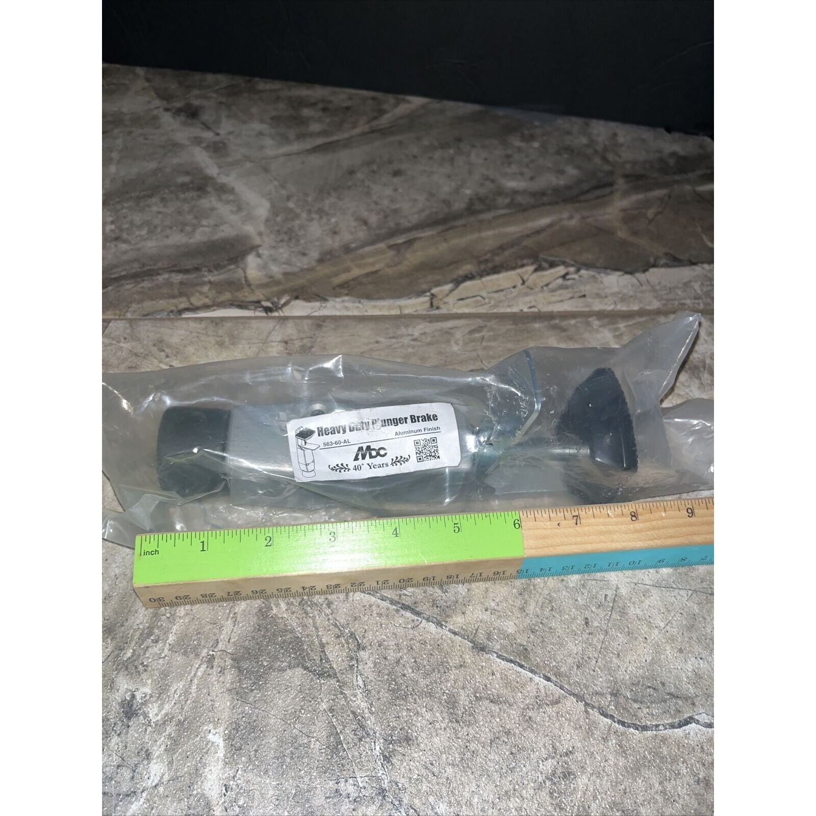 heavy duty plunger brake aluminum finish