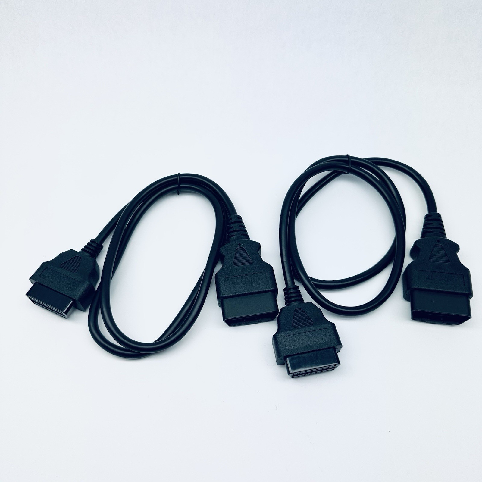 2-Pack 16 Pin OBD2 Male to Female Extension Cable, Diagnostic Extension, 3ft