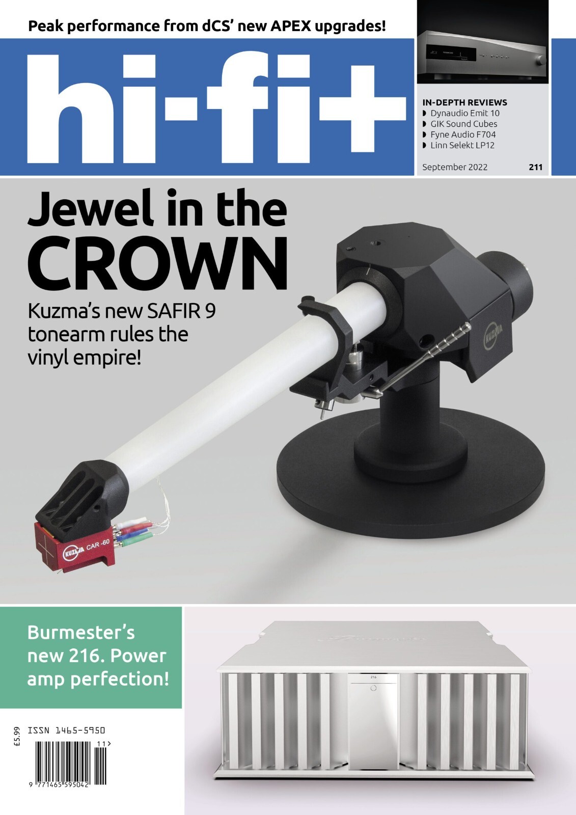 HI-FI+ MAGAZINE | SEPT 2022 #211 | JEWEL IN THE CROWN