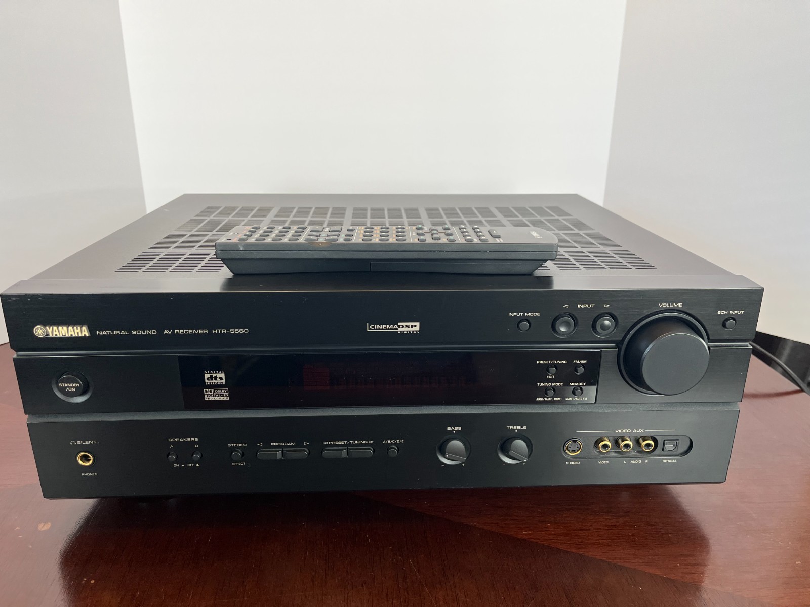 Yamaha HTR-5560 Stereo Receiver Bundle | Tested with remote