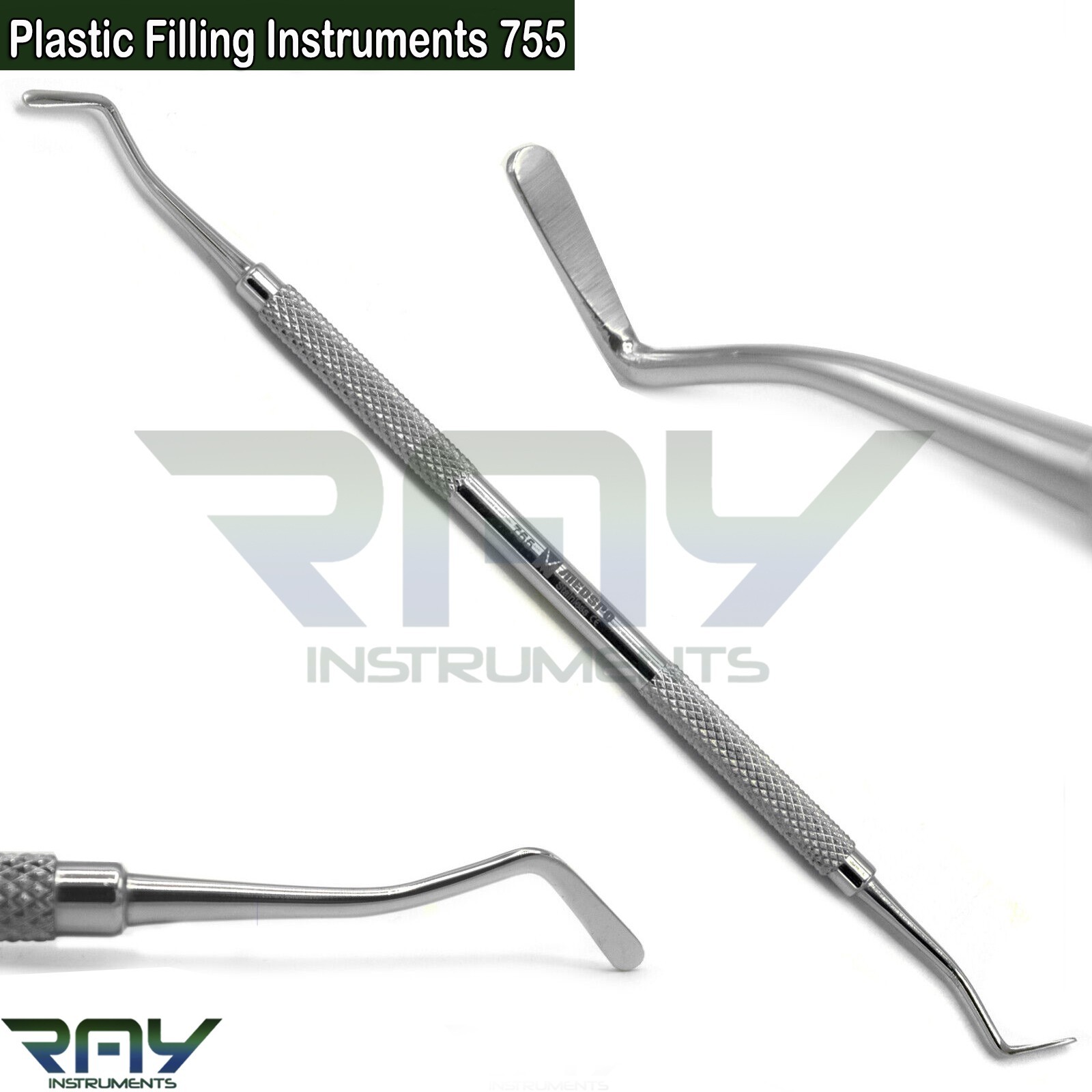 5 Pcs Dental Flat Plastic Composite Filling Instruments 755 Restorative Tools