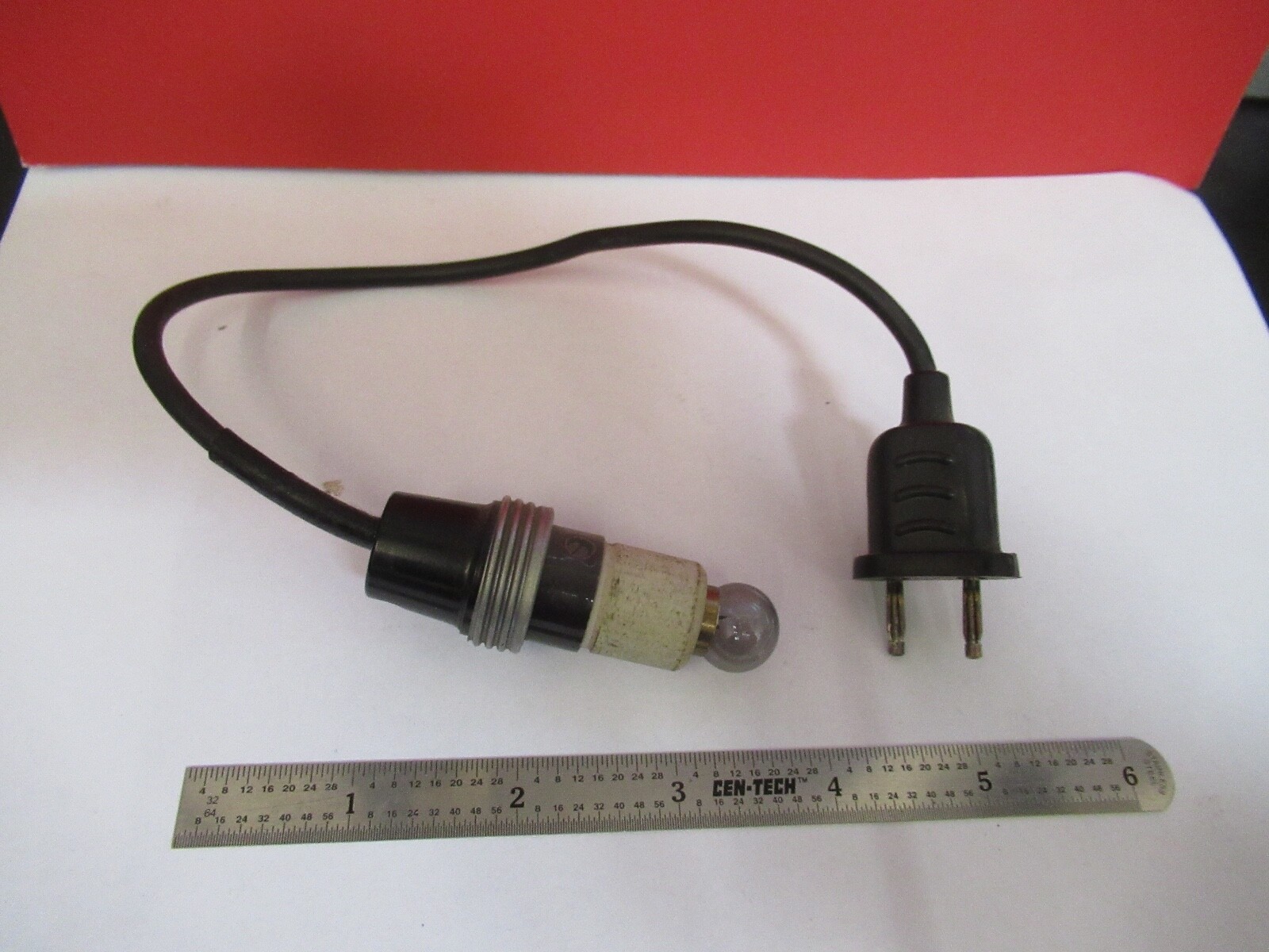LEITZ WETZLAR GERMANY LAMP CABLE ASSEMBLY MICROSCOPE PART AS PICTURED &Q1-A-17