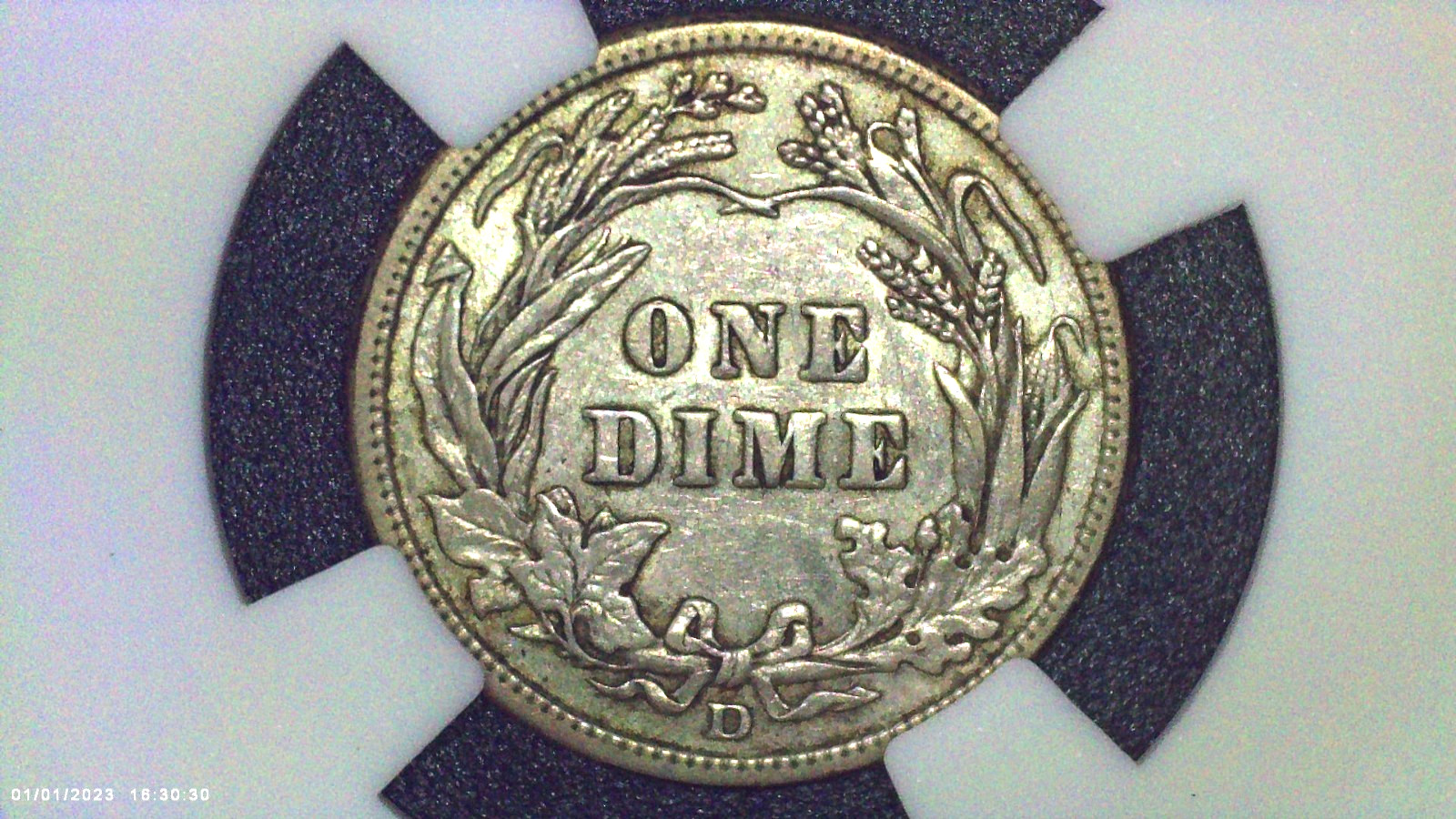 1914 D Mint Barber Dime *SOLID GEM / AU++/BU Strong LUSTER, Strong STRIKE