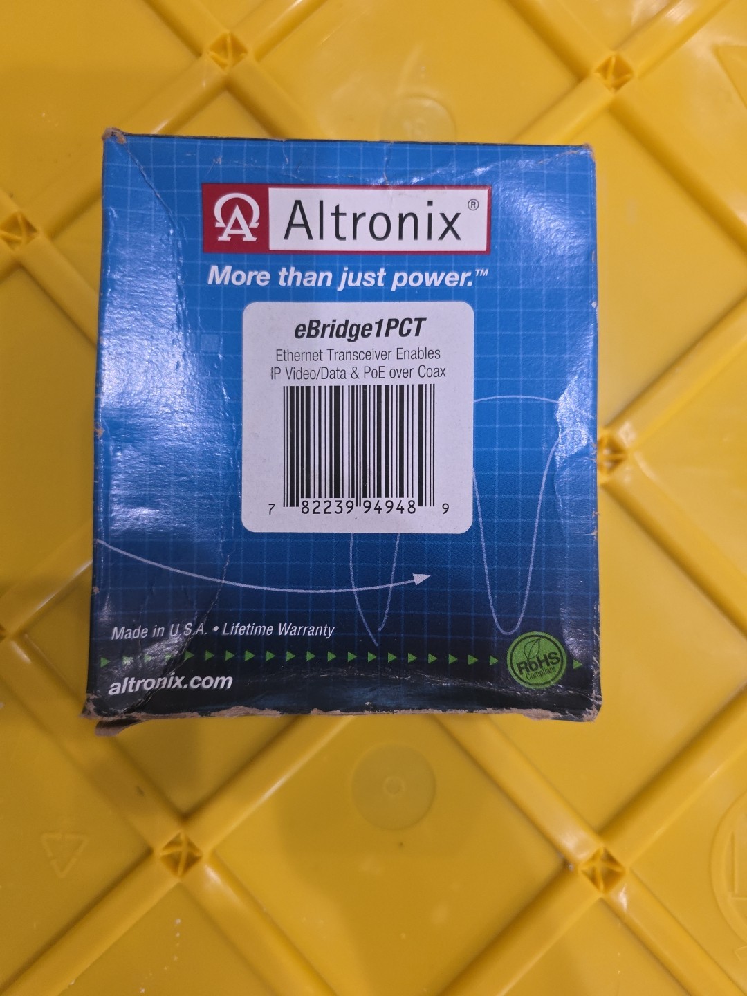 Altronix - EBRIDGE1PCT - Altronix IP and PoE over Coax Transceiver - Network