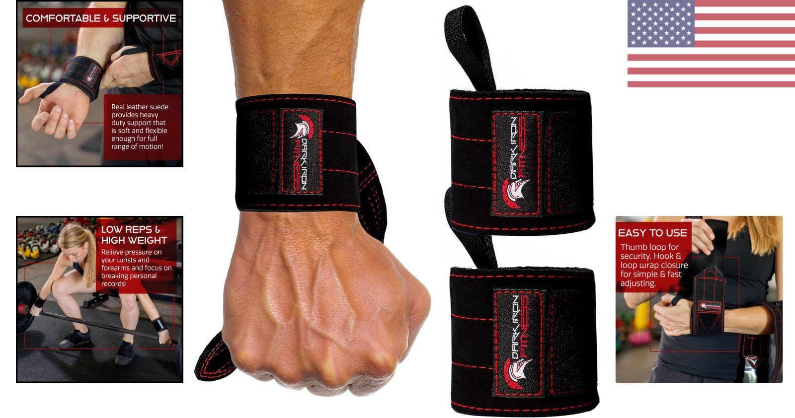 Comfort-Focused Adjustable Suede Wrist Wraps for Men & Women - 22 Inches Long