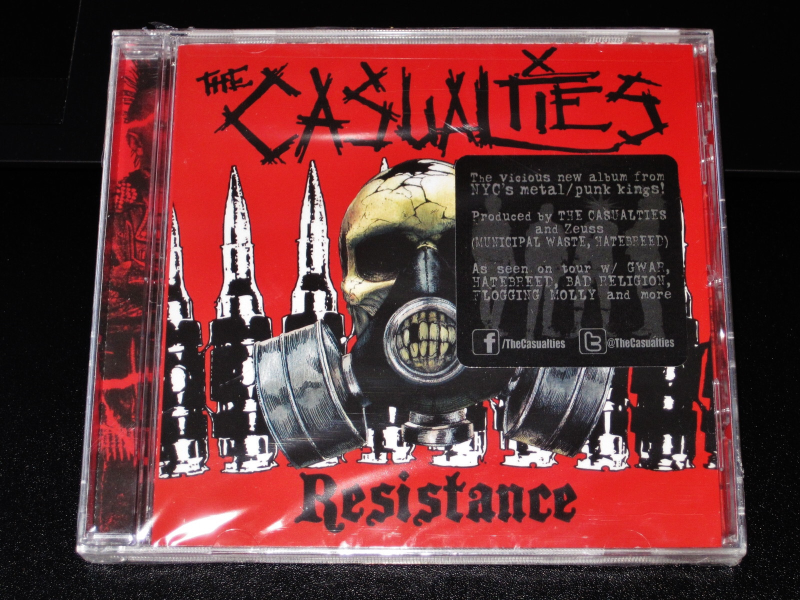 The Casualties: Resistance CD 2012 Season Of Mist Records USA SOM 264 JC NEW