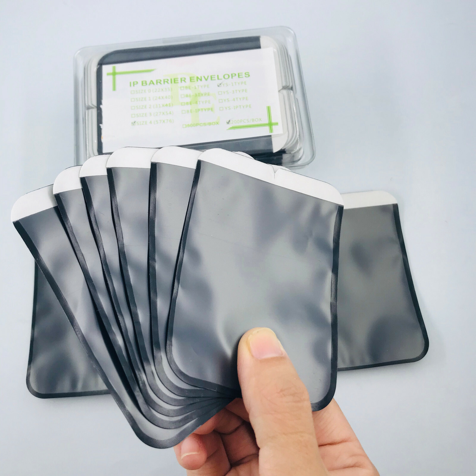 1000pcs Digital X ray Barrier Envelope Sleeves for Phosphor Plate Scan Size #4