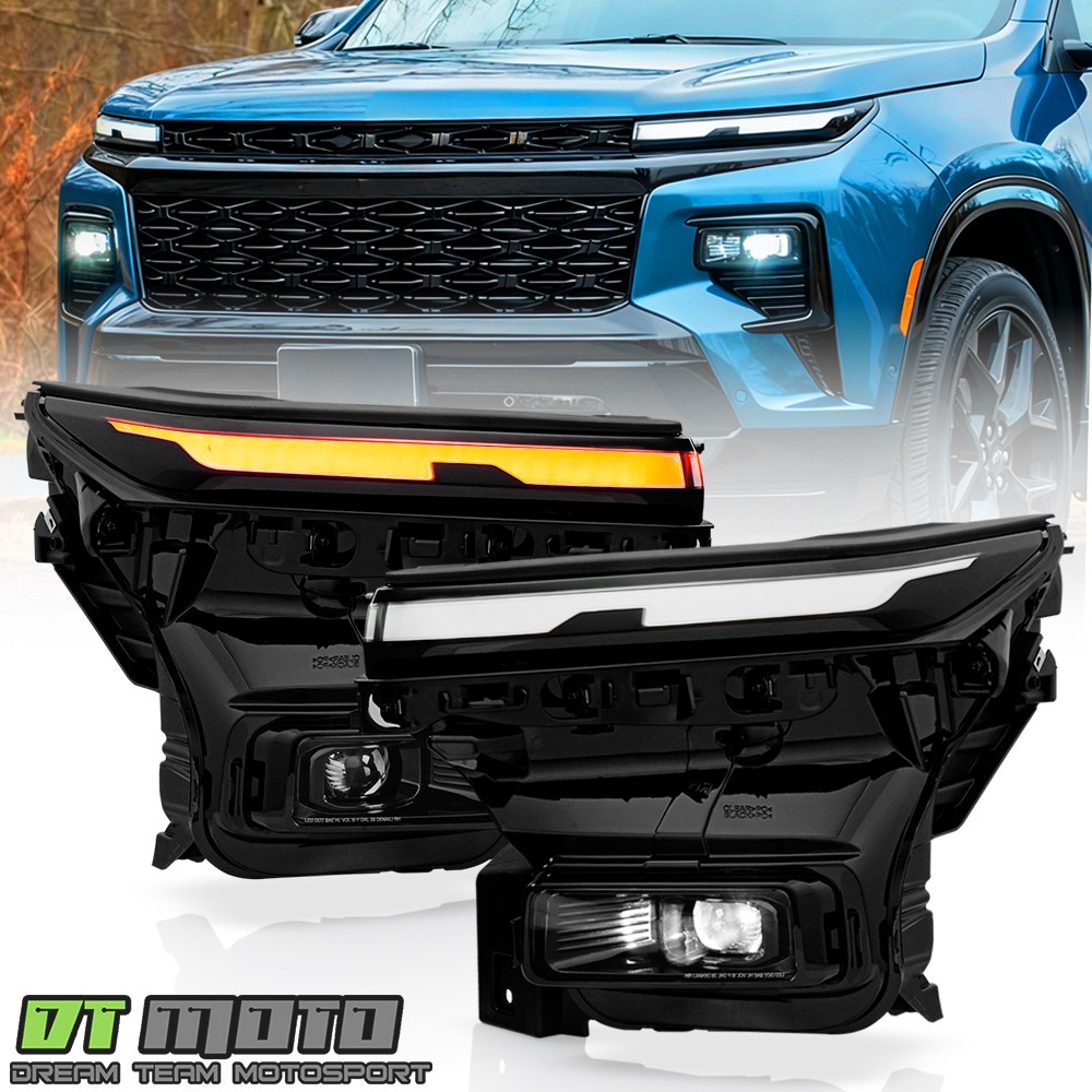 For 2024-2025 Chevy Traverse LS|LT|Z71 LED Headlights Headlamps Pair Left+Right