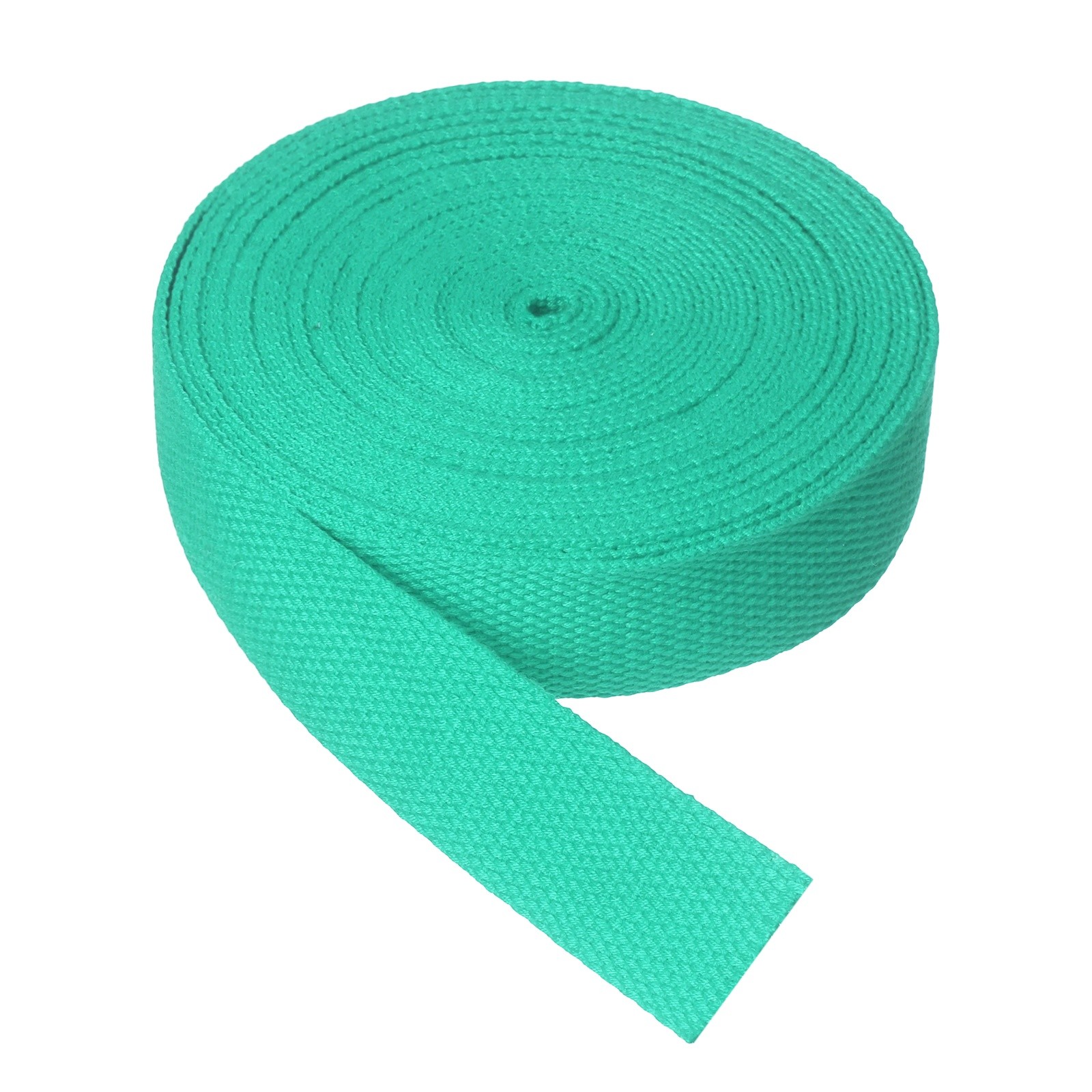 Cotton Twill Tape, 1" 10 Yards Cotton Ribbon Bias Binding Tape Lake Blue