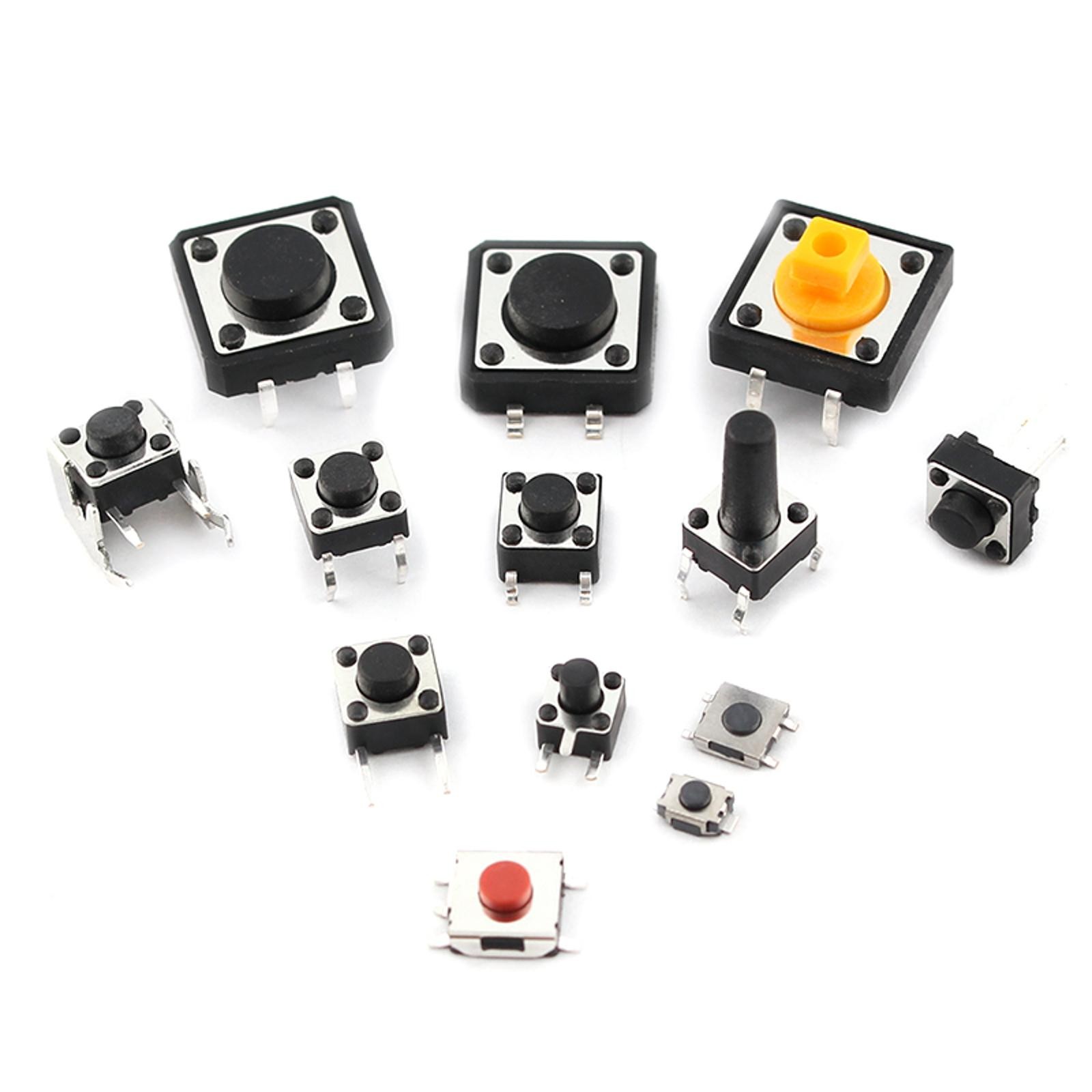 250pcs 25-Type Micro Switch Push Tact Button ON/OFF Touch Button Switch ccioop