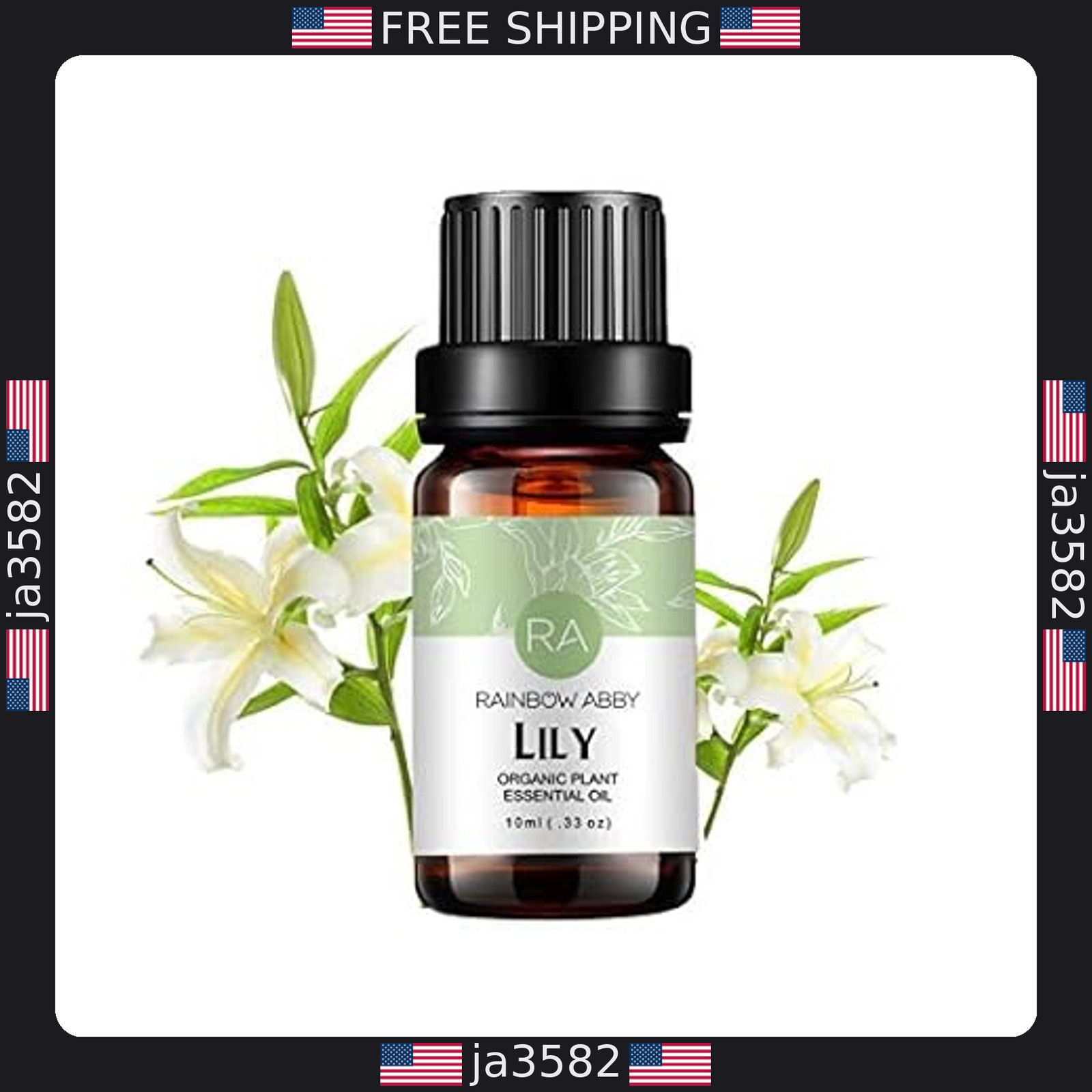 100% Pure Organic Lily Essential Oil for Diffuser and Skin Care - 10ML