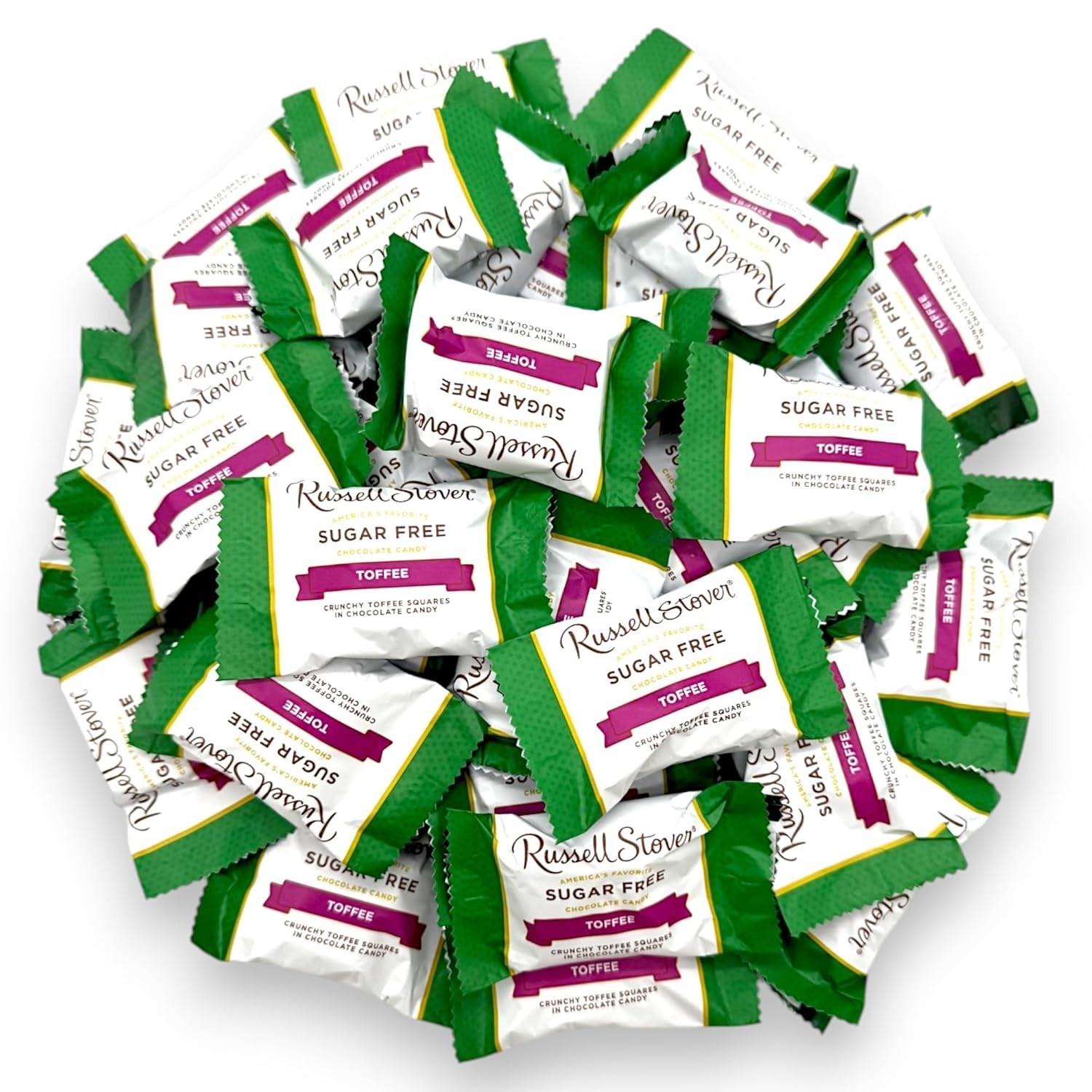 Sugar Free Chocolate Toffee Delight-1 lb Deliciously Crafted for a Guilt-Free...