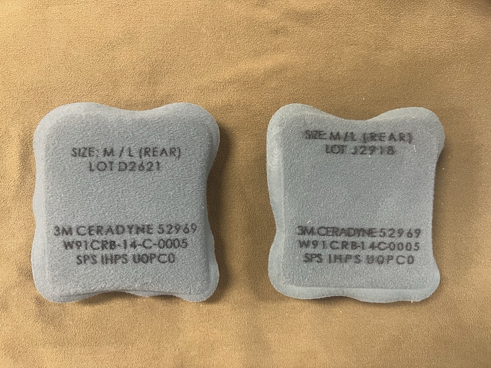 3M Ceradyne IHPS Integrated Head Protection System Helmet Rear Pad M/L  #PD3