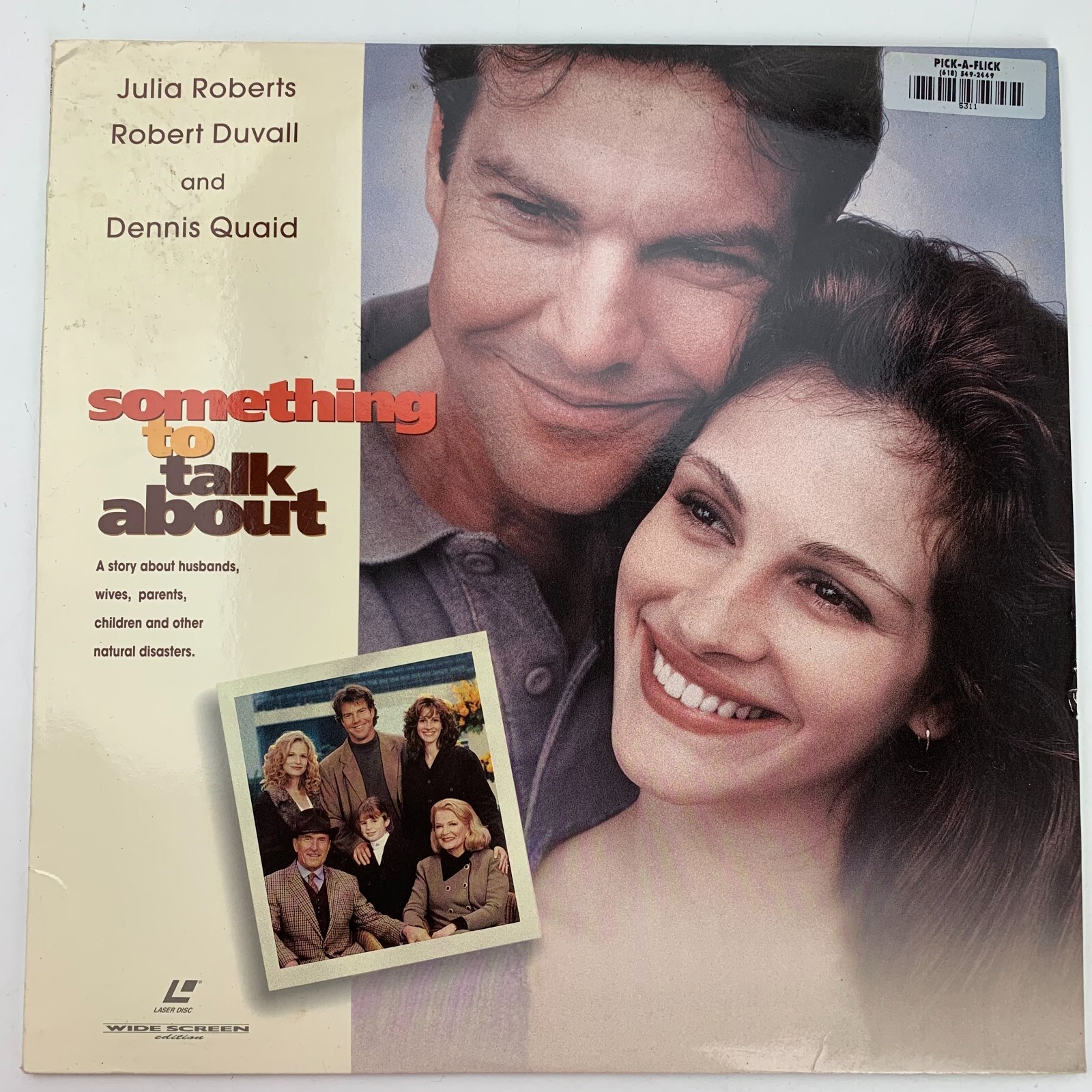 Something to Talk About LD Laserdisc Movie