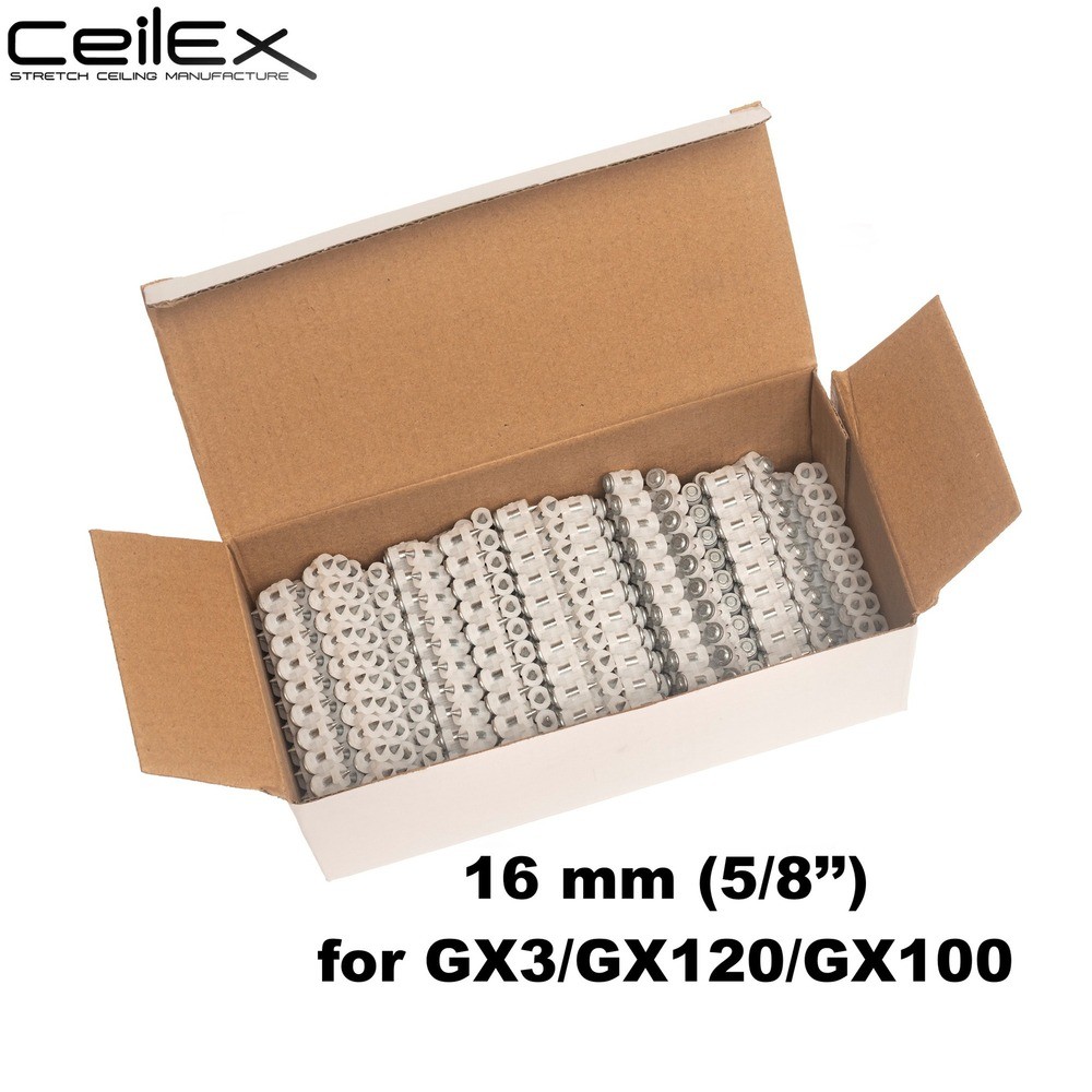 1000x Collated Concrete Nails 16mm 5/8" Hilti GX3 GX120 GX100 X-GN Nailer