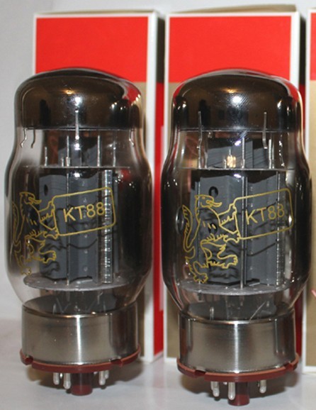 Matched Pair Genalex Gold Lion KT88 tubes, BRAND NEW in Box !