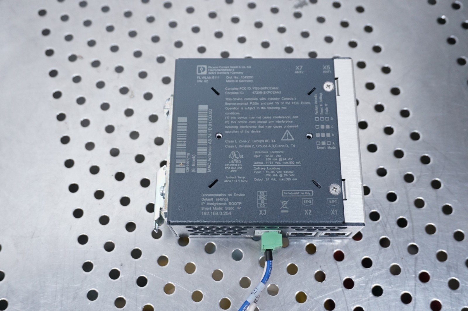 Phoenix Contact FL WLAN5111 1043201 Wireless LAN Access Point