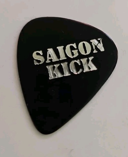 Saigon Kick Chris Mclernon Stage Used Guitar Pick VTG