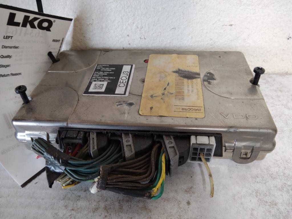 Replaces Q21-1076-1-100 2014 PETERBILT 320 CAB CONTROL UNIT MODULE ,  CO
