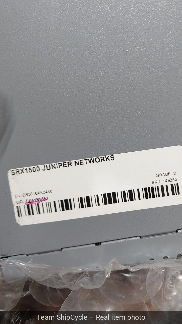 Juniper SRX1500 Ports Network Services Gateway Firewall G2U
