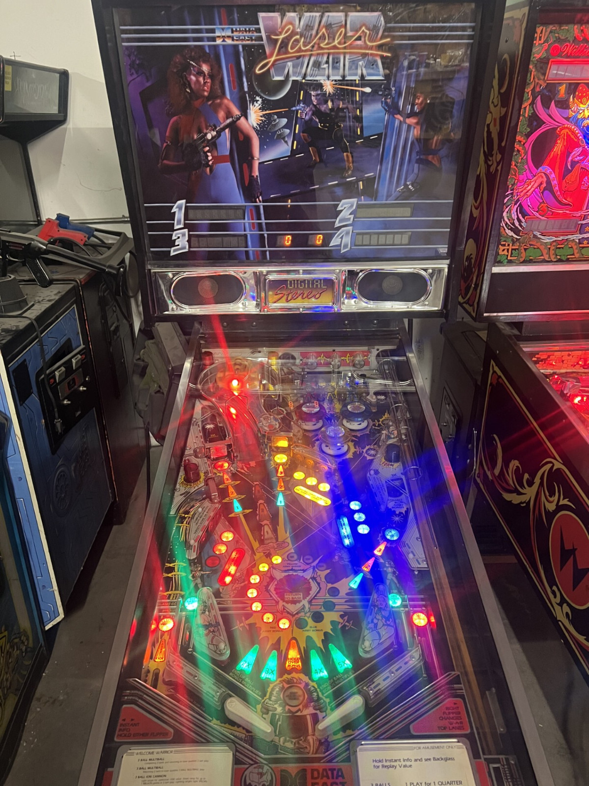 LASER WARS Complete LED Lighting Kit custom SUPER BRIGHT PINBALL LED KIT